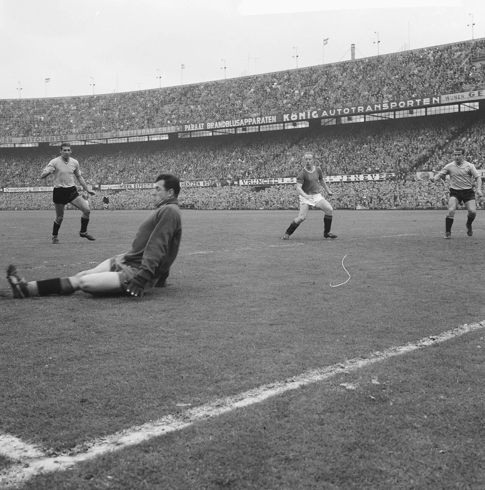 Feyenoord tegen ADO 1-1 spelmoment. Foto: Eric Koch / Anefo, Nationaal Archief (CC0).