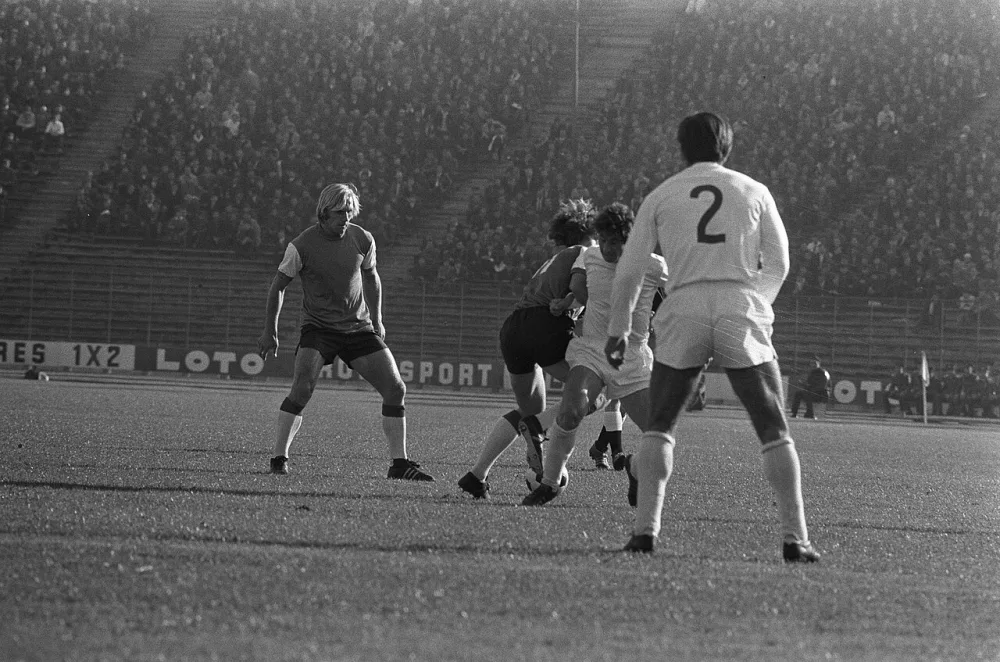 Dynamo Boekarest tegen Feyenoord 0-3, Europa Cup I. Foto: Bert Verhoeff / Anefo, Nationaal Archief (CC0).