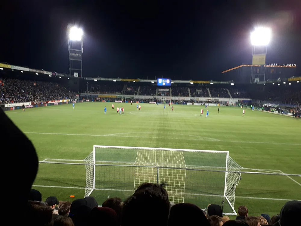 PEC Zwolle – Feyenoord, Eredivisie, 19 januari 2019. Foto: SCPEC1910 via Wikimedia Commons, CC BY-SA 4.0.