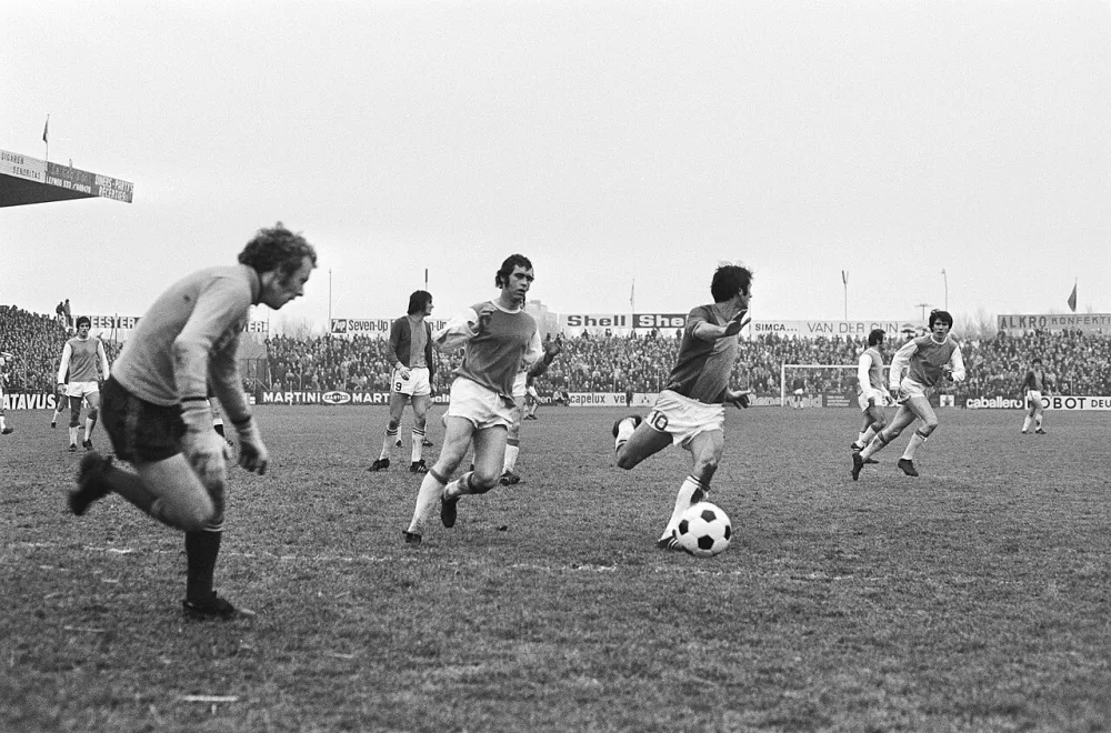 Feijenoord tegen AZ 67 6-1. Foto: Bert Verhoeff / Anefo, Nationaal Archief (CC0).