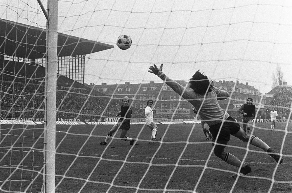 Excelsior tegen Feyenoord 0-1, doelpunt van Wery. Foto: Hans Peters / Anefo, Nationaal Archief (CC0).
