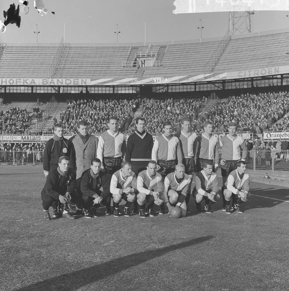 Feyenoord tegen Heracles 6-2, elftal Feyenoord. Foto: Eric Koch / Anefo, Nationaal Archief (CC0).